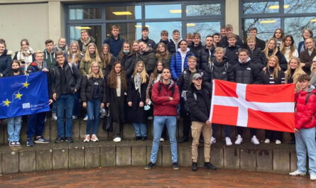 Besuch einer Klasse aus Dänemark