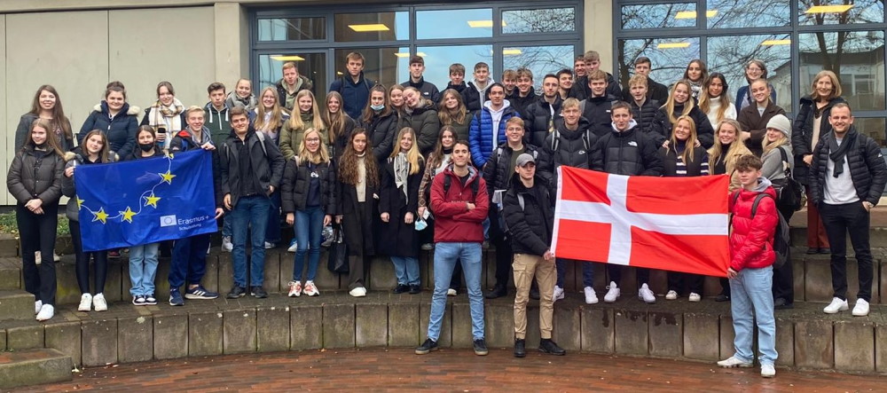 Besuch einer Klasse aus Dänemark