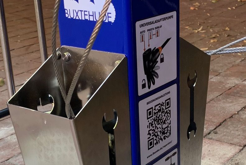 Eine Fahrradservice-Station für die BBS Buxtehude